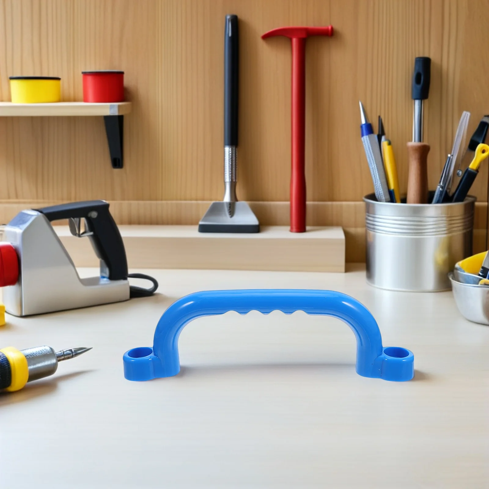 Maniglie di sicurezza per parco giochi per bambini da 2 pezzi, barre di sostegno in plastica liscia per telaio da arrampicata, set di altalene, attrezzature da gioco all'aperto, mano per bambini