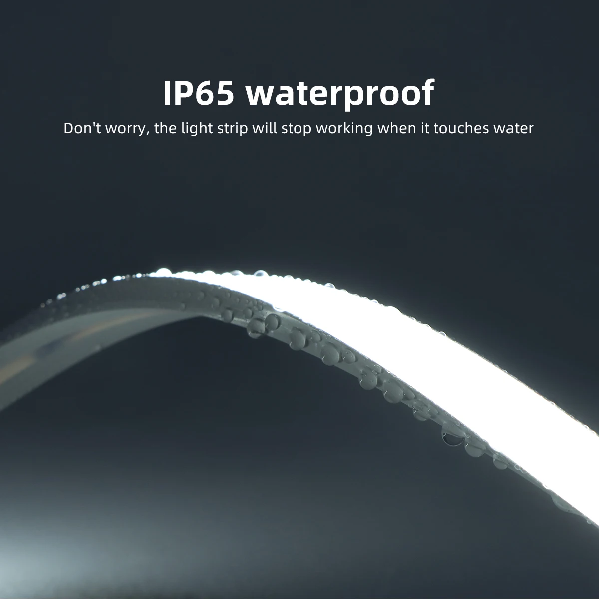 Высококачественная светодиодная неоновая полоса COB, светильник, водонепроницаемая с переключателем датчика движения руки/сенсорным переключателем/пультом дистанционного управления для домашнего освещения