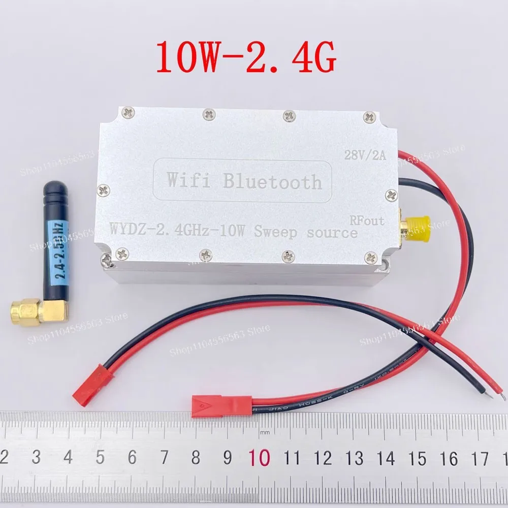 WiFi Sweep Frequency Signal Source VCO RF Generator 10W Output with Heat Dissipation Function