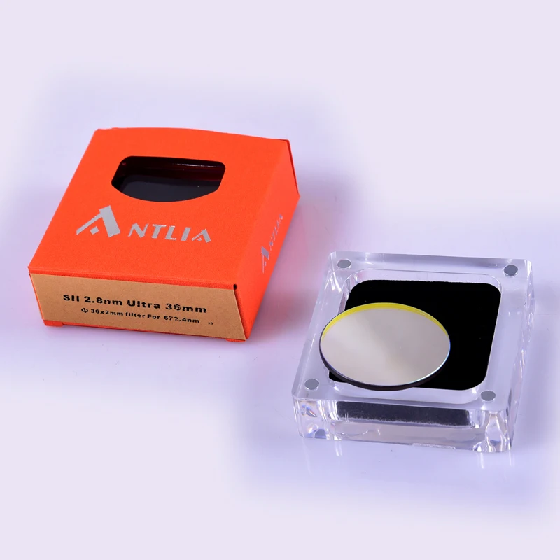 Antlia 2.8nm Ultra Astronomical Filter Sulfur Ii (Sii)/H-Alpha (Ha) /Oxygen Iii (Oiii)-36Mm Mounted (Piece)