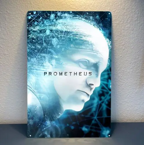 1p,Prometheus Alien Prequel Movie Metal Poster Tin Sign - 20x30cm Plate