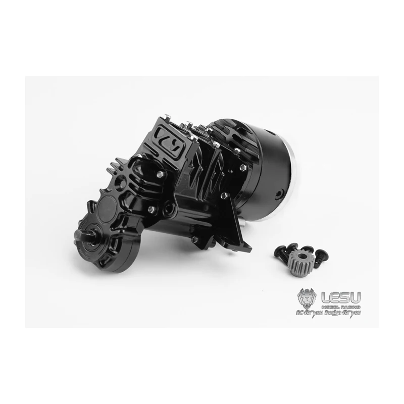 LESU 2Speed High Torque Gear Box Transmission D for 1/14 DIY Tamiyaya RC Tractor Truck Model TH02228-SMT5