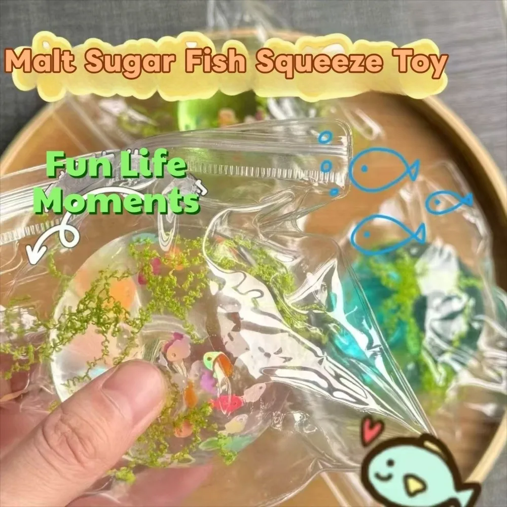 Portable Crystal Clear Fidget Squeeze Soft Material Slow Resilience Anti Stress Sensory Fidgets Stress Relief Simulate Sensory