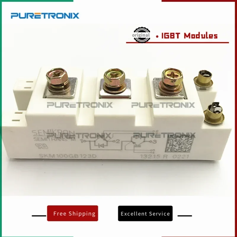 SKM100GB123D SKM100GB128D SKM100GB124D POWER IGBT TRANSISTOR