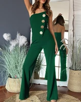Elegant Jumpsuit for Women Dressy Sexy Off Shoulder Wide Leg Pant Suit One Piece Party Outfits - Image 3