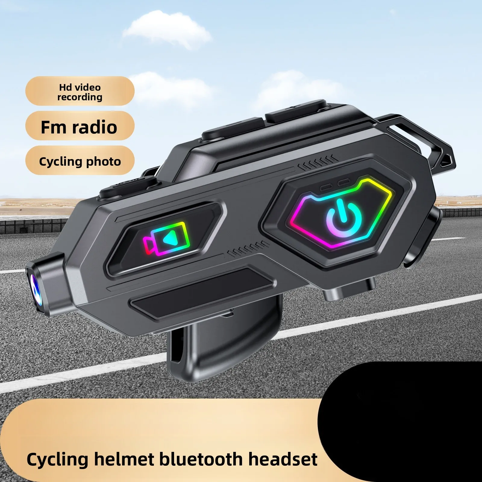 

Новый мотоциклетный шлем, Bluetooth-гарнитура, 600-метровый домофон, камера высокого разрешения, фото, длительный срок службы батареи, универсальная машина