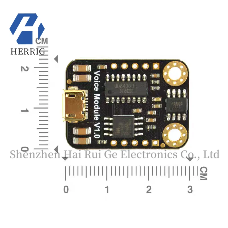 

DFRobot Gravity: UART MP3 voice playback module has built-in storage and supports MP3 WAV