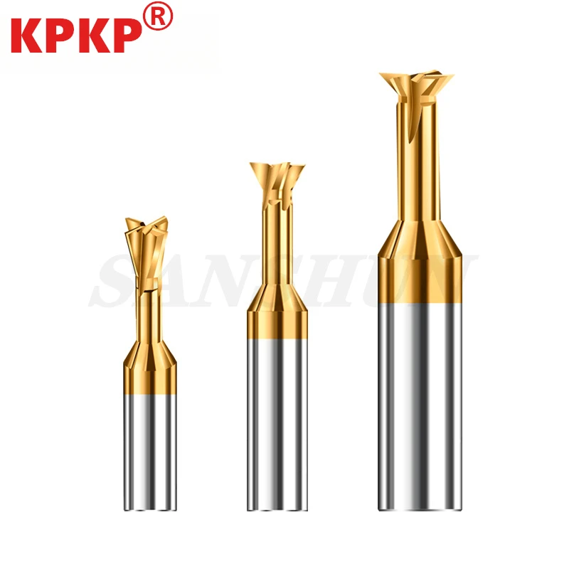 

Tungsten Carbide Dovetail Milling Cutter Aluminum End Mill CNC groove Tool 45 75 60 Degree 0.8-16MM Metal Tool Steel Router Bits