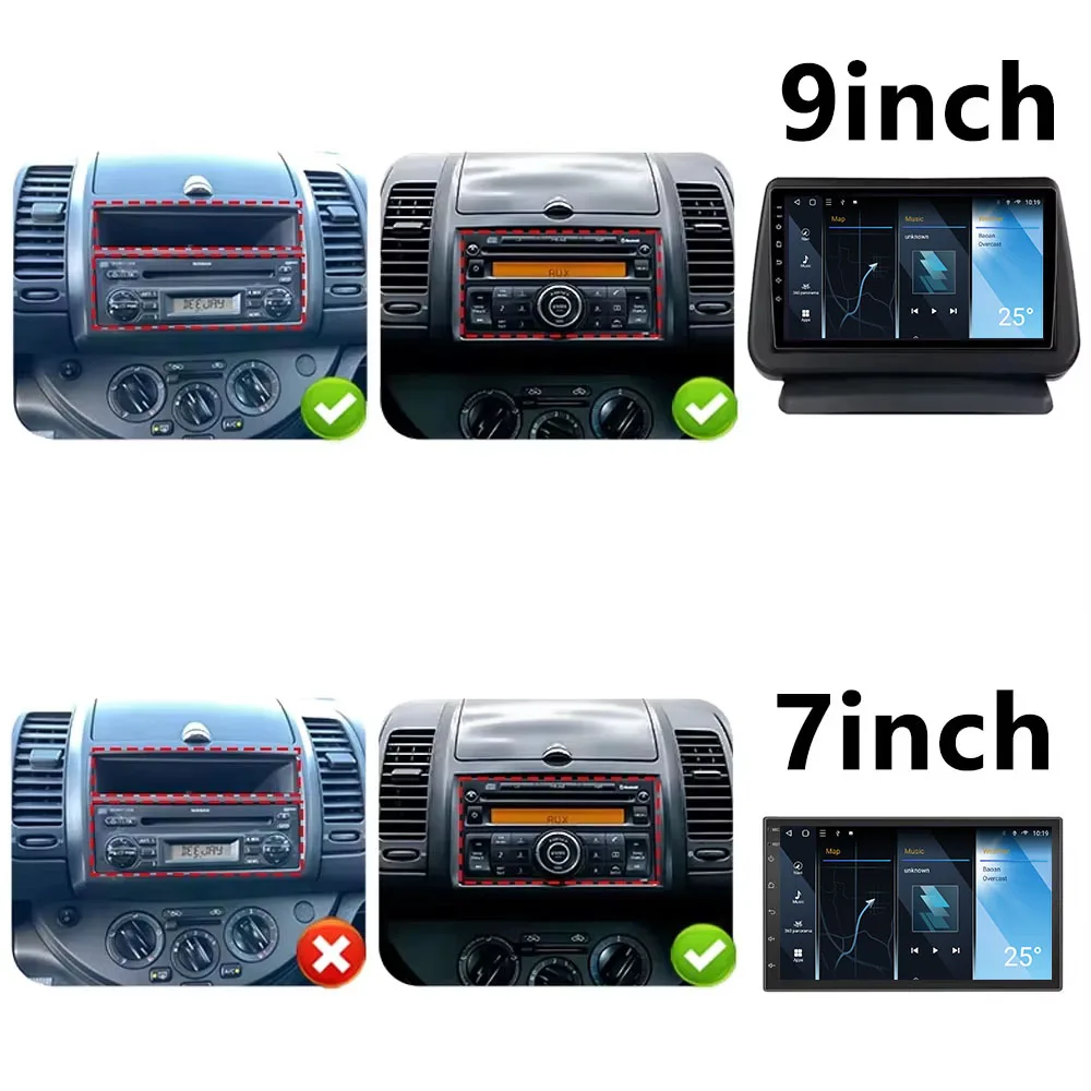Android 16 Auto Car Radio For Nissan Note 2004 2005 2006 2007 2008 - 2012 Carplay Multimedia Player GPS Navigation DSP BT Stereo