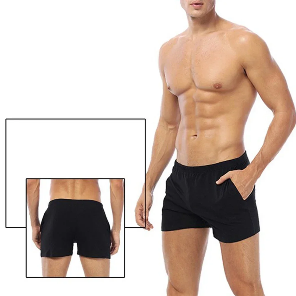 Bas de sommeil en coton pour hommes, shorts de salon, sous-vêtements pour la maison, boxers sexy, slips pour hommes, pantalons à flèches, cadeaux chauds, 7.0