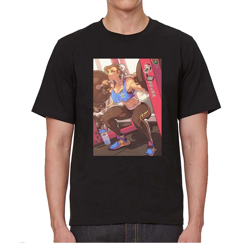 Street Style Chun Li print T-Shirt Men Women Funny Street Fighter Tshirt O-neck Short Sleeve Summer Tops camiseta masculina