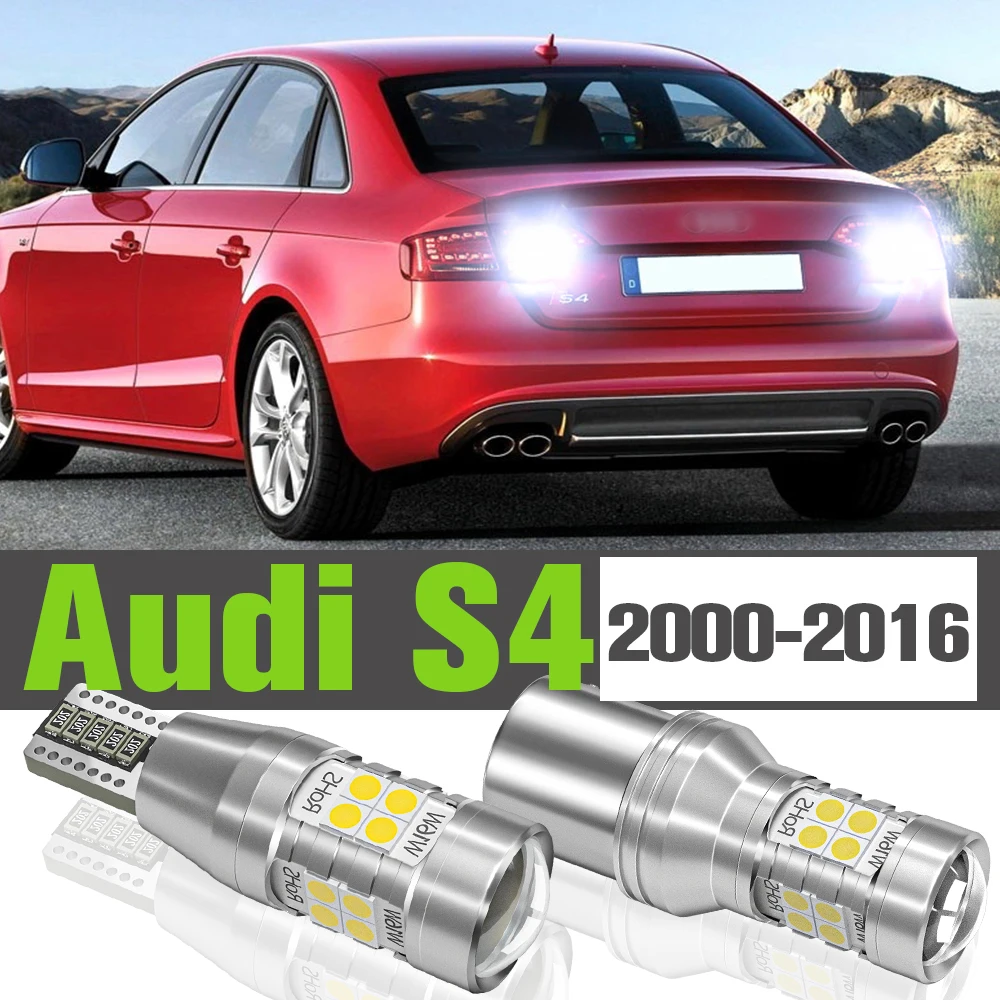 

2x LED Reverse Light Accessories Backup Lamp For Audi S4 2000-2016 2004 2005 2006 2007 2008 2009 2010 2011 2012 2013 2014 2015