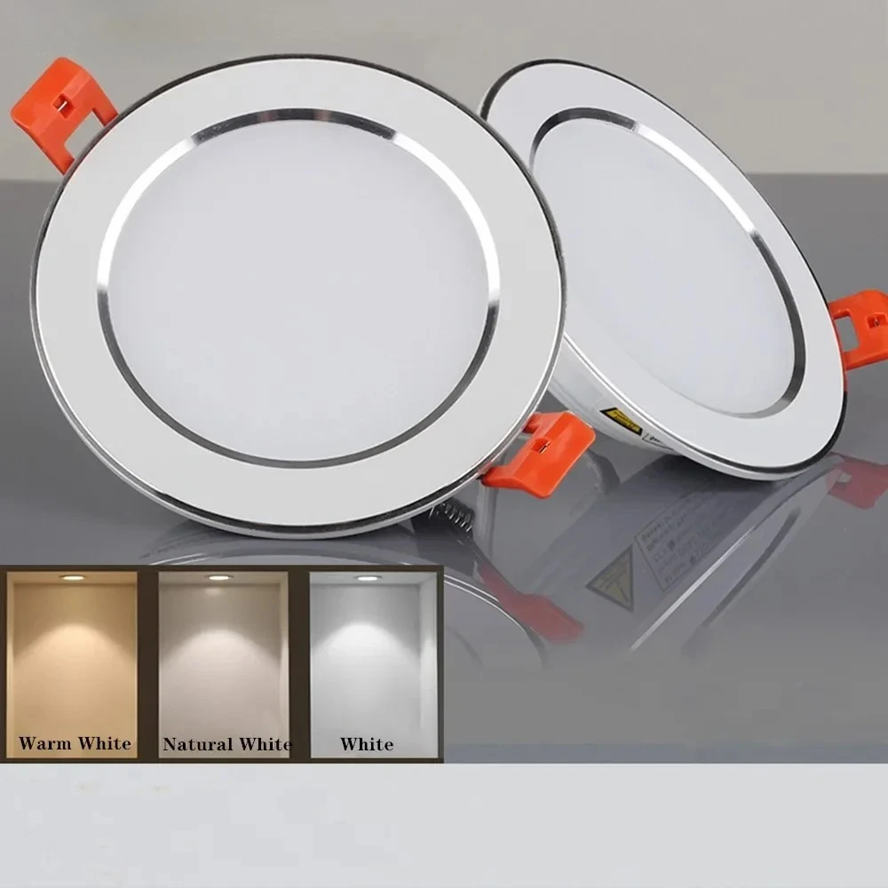 

LED Downlight 7W 5W Recessed Ceiling Downlights 220V Spot ight 12W LED Bulb Indoor Bedroom Kitchen LED Spot Lighting