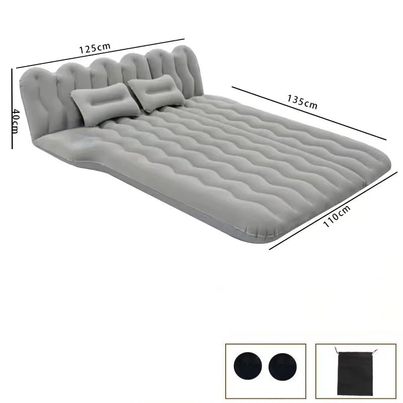 Letto da viaggio per auto materasso ad aria automatico tronco materassino gonfiabile sedile posteriore letti cuscini per esterni accessori per