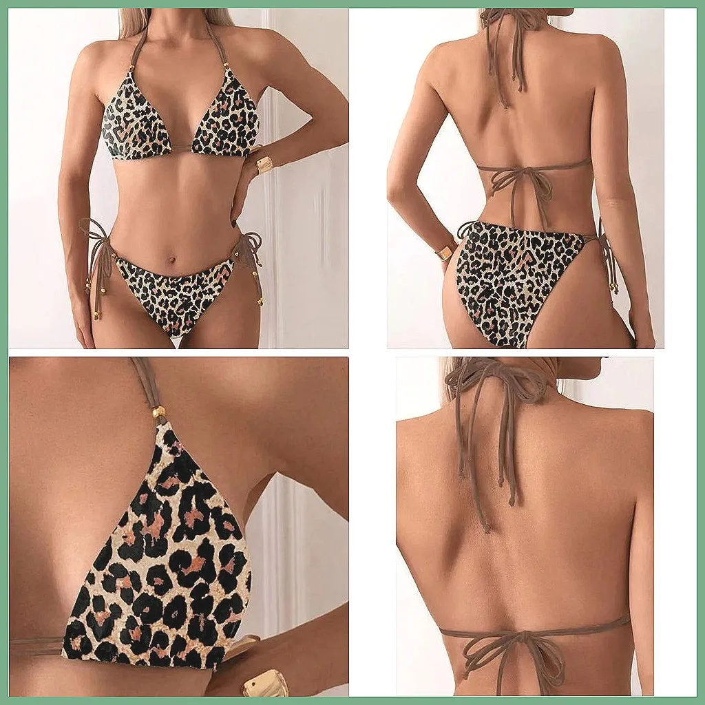 

Leopard Print Brazilian Bikini Set 2026 - Sexy Women's Swimwear for Beach & Pool