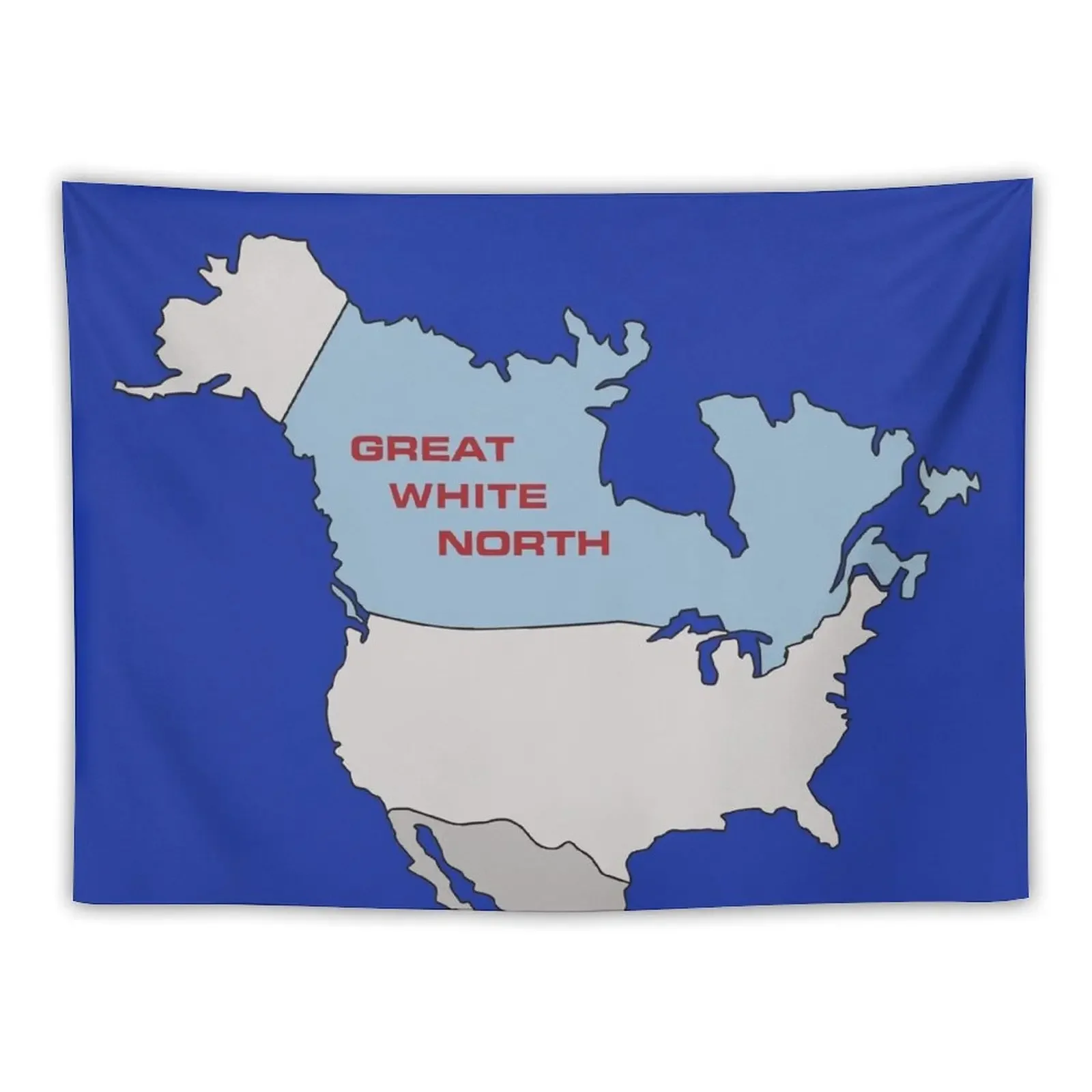 

Great White North Tapestry Korean Room Decor House Decorations Wall Carpet Tapestry