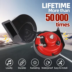 Clacson per auto 12v doppio corno per camion treni moto lumache elettriche corno