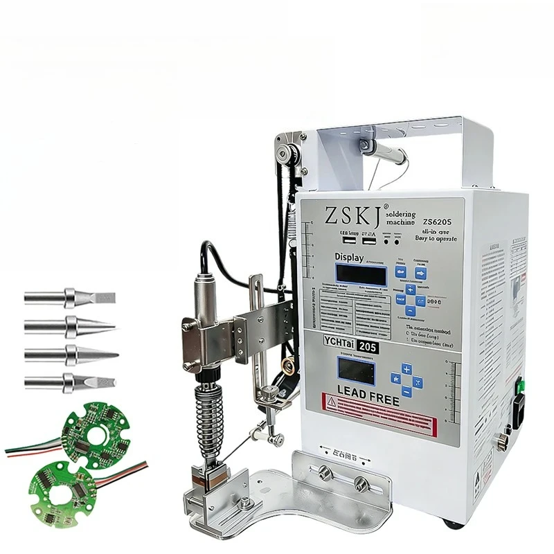 Multifunctional Soldiering Machine Semi-Automatic Soldering Station Precision USB Spot Welding DC Plug Soldering LED Light Power