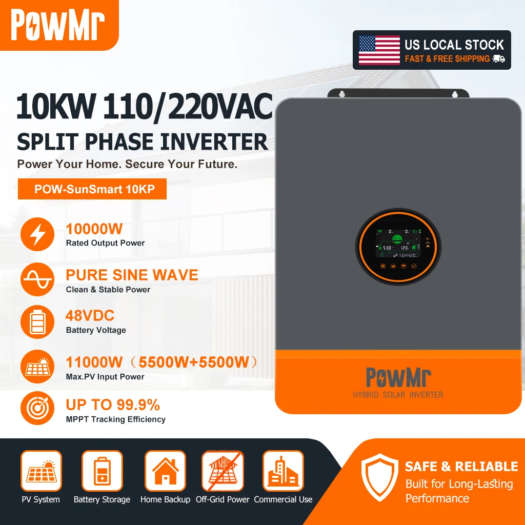 Drone Solar Charger - POWMR Onduleur solaire 10KW 48V DC