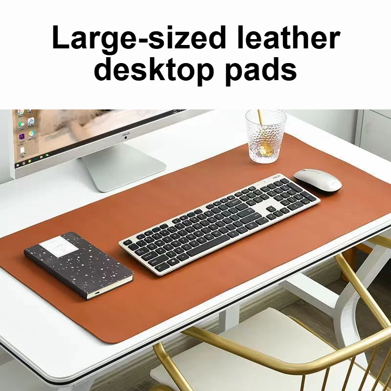 

Скандинавский кожаный коврик для стола, легко моющийся, водонепроницаемый, для клавиатуры и мыши, защитный коврик, подставка для чая, многофункциональный большой коврик для рабочего стола