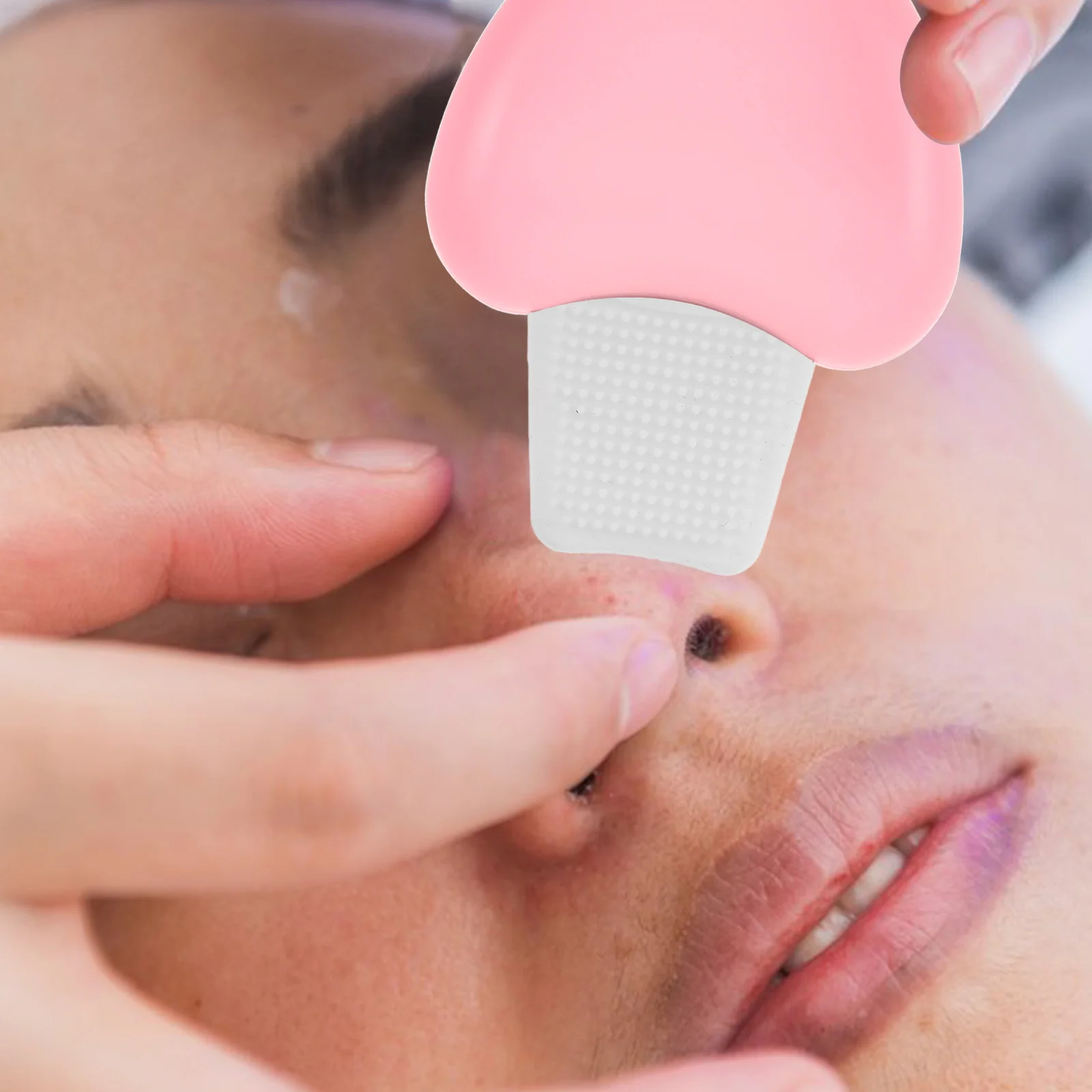 4 stuks gezichtsreinigingsspatel siliconen hoes dode huid verwijderen draagbaar ontwerp voor alle huidtypes scrubber spatel voor huidverzorging
