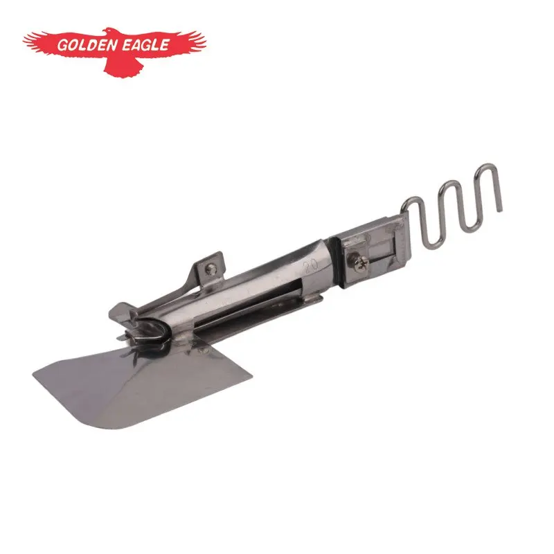 New Elastic Belt Split Half Fold Pulling Cylinder 1 Needle Lockstitch Machine Adjustable Rubber Band Weaving Edge Wrapper Roll