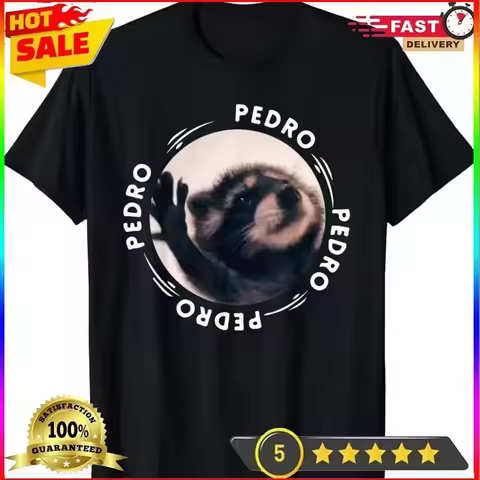 Pedro Dancing Raccoon Pedro Pedro Dancing Raccoon meme funny T-Shirt