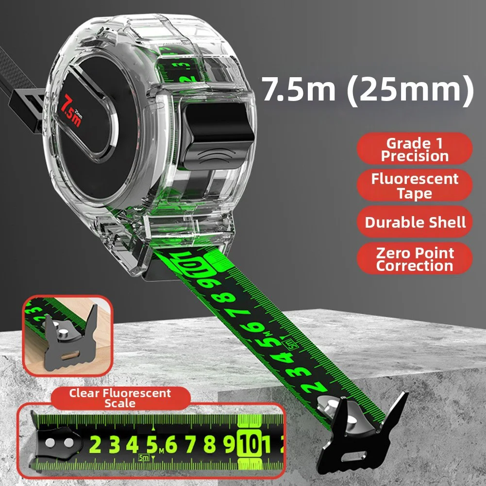 For Carpentry Tape With Case Tape Measure For Construction Sites Plastic Precise Tape Measure For DIY Tape Measure