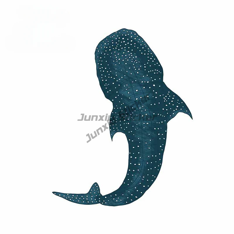 Whale Shark Decal Waterproof Motorcycle Helmet Snowboard Scratch-proof Window Camper Car Stickers Anime Decoration