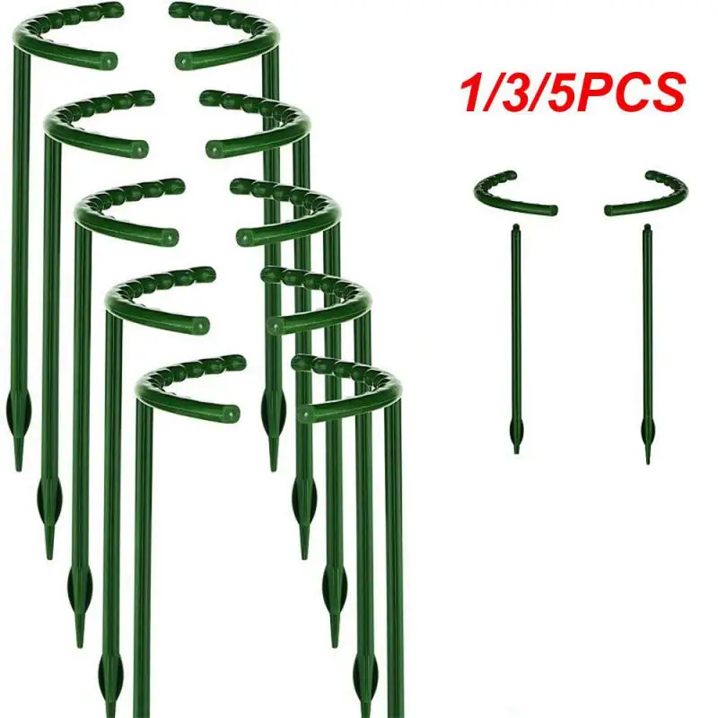 1/3/5PCS Plastic Plant Support Pile Stand For Flowers Greenhouse Arrangement Rod Holder Orchard Garden Bonsai Tool Invernadero