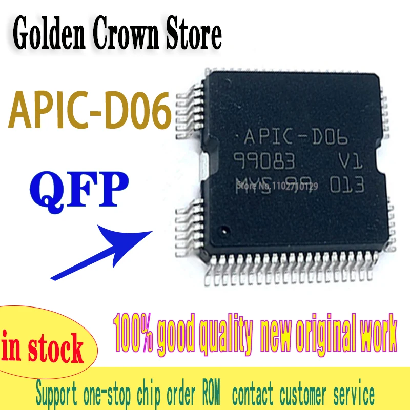 1~10PCS/lot  APIC-D06 apic d06 computador injector controle driver módulo chip ic qfp64 para  work New original In Stock