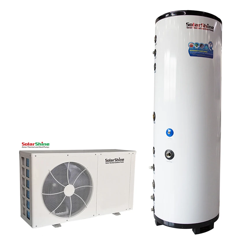Heat Pump Water Storage Tank 3.8 -10KW R410A 200L 220V For Hotel Commercial Hot Water, Building Heating And Project Installation