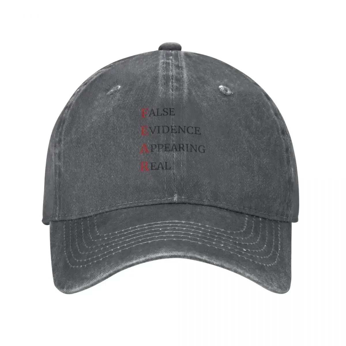 FEAR - False Evidence Appearing Real Baseball Cap Beach Outing Anime Hat Beach Bag Men's Caps Women's