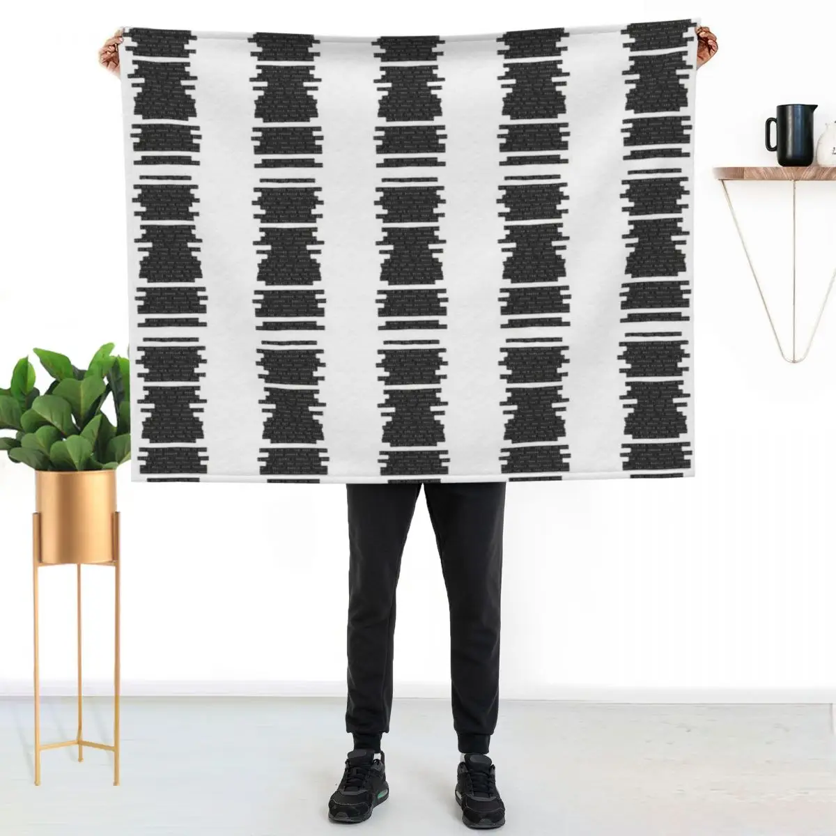 The View from Halfway Down Throw Blanket Fashion Sofas Nap warm for winter Plaid halloween Decorative Sofas Blankets