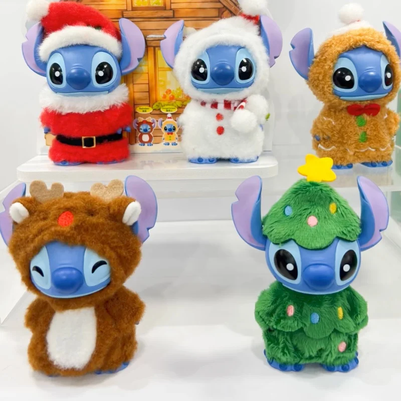 Ropa bonita de Navidad de punto auténtico, caja ciega hecha a mano, adorno de muñeca interestelar de punto para bebé, regalo de Navidad, regalo de cumpleaños