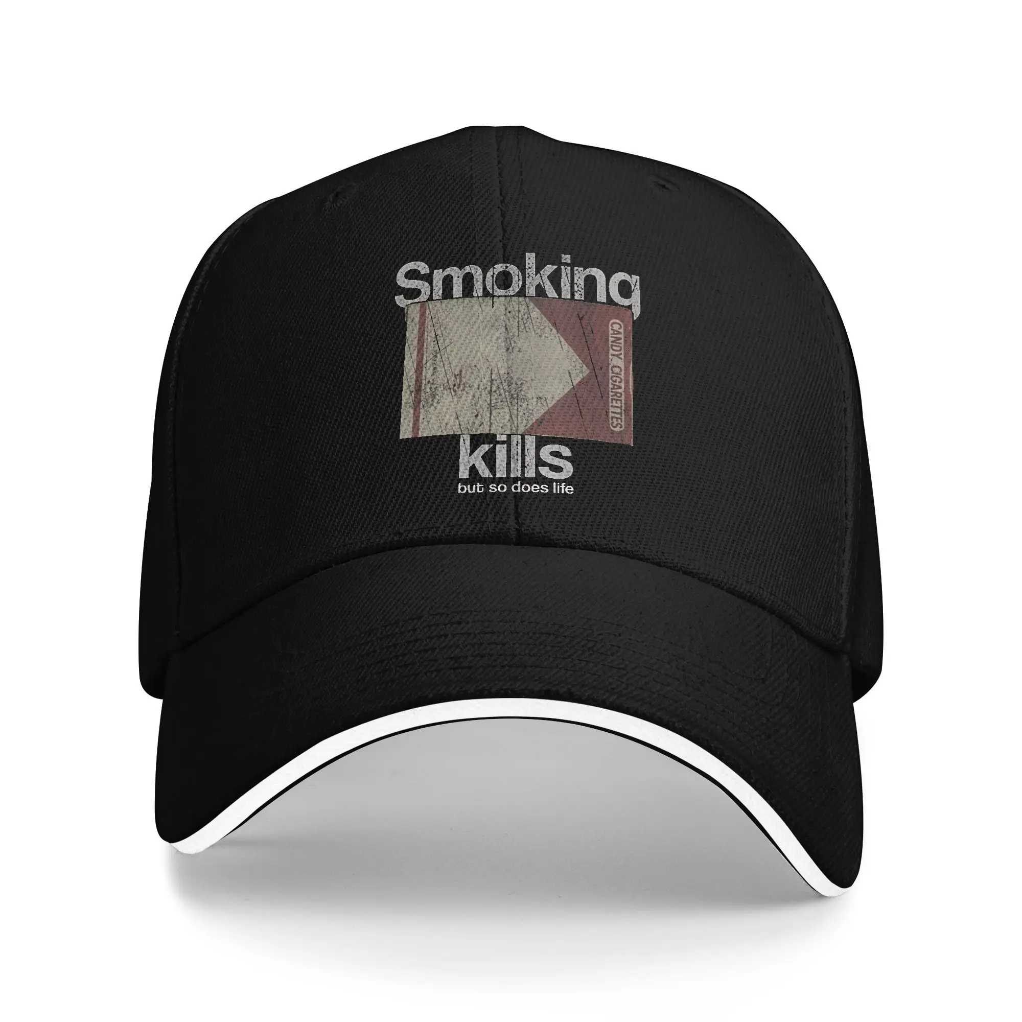 Summer Casual Baseball Cap Smoking Kills Candy Cigarettes Hip Hop Hats For Unisex-Teens Hot Sale  y2k Cool Snapback Cap