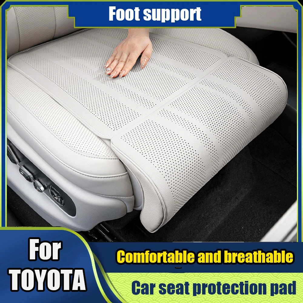 

For Toyota Corolla Camry Yaris RAV4 Highlander Cross Tundra Car Seat Protection Pad Leg Support Accessories