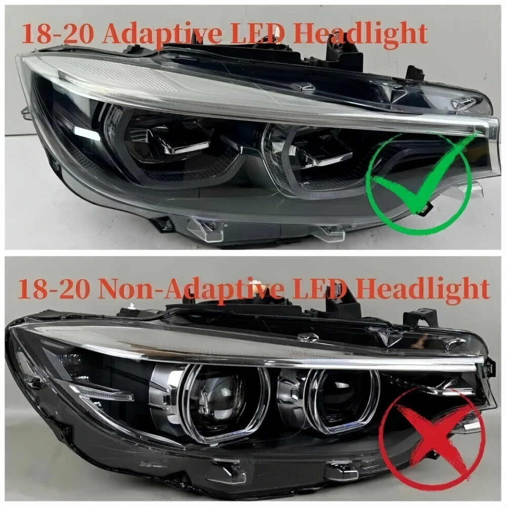 DRL LED Modules For BMW M3 M4 F80 F82 F32 F33 F36 LCI 2018-2020 LED Headlight Angel Eyes DRL Chips Yellow Blue Red 63117493229