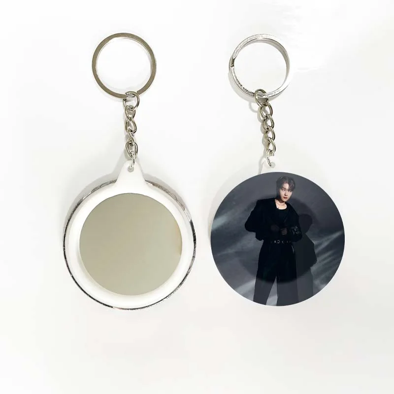 Kpop Zerobaseone Melting Point 2rd Album HD Photo Print Badge Pins Jiwoong Zhanghao Yujin Mirror Keyring Bag Key Decor Fans Gift