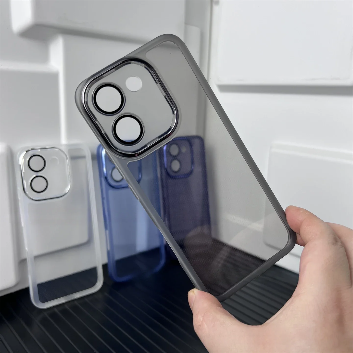 حافظة هاتف شاملة للعدسات لهاتف Honor X70i HonorX70i 5G 6.7 بوصة أغطية هاتف رفيعة ناعمة مقاومة للصدمات مع واقي عدسة Coque #3