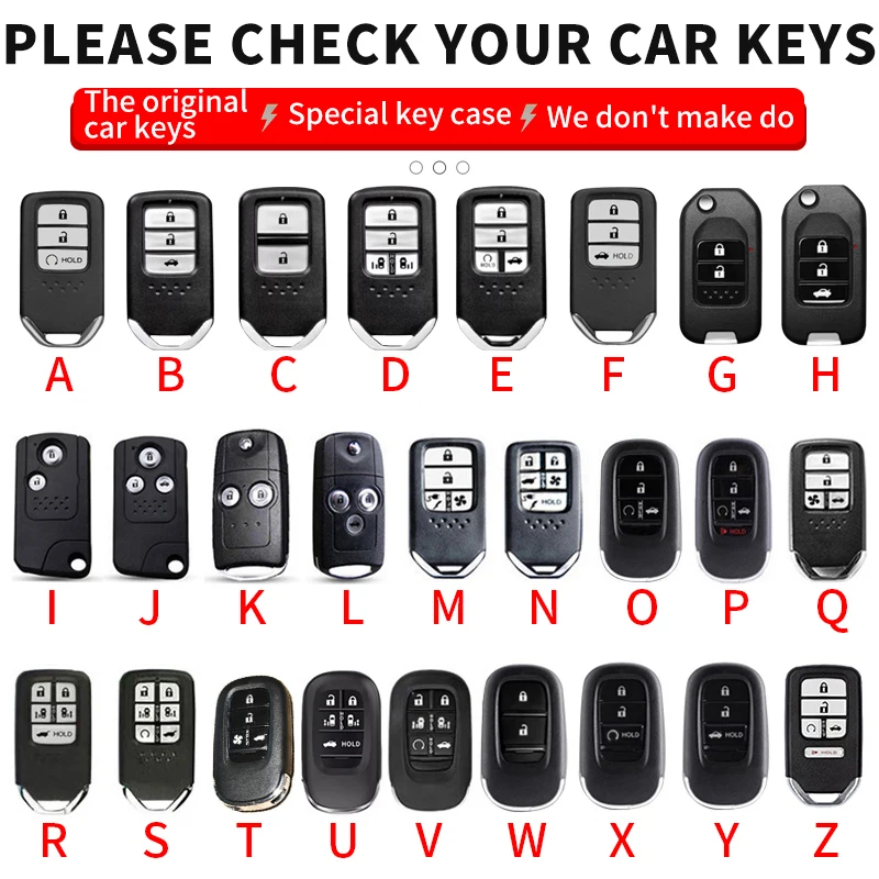 2/3Button for Honda Civic IX Pilot Accord 8 CRV Jazz HRV Key Fob Cover Keyless Key Holder Protector for ACURA MDX TL TSX ZDX RSX