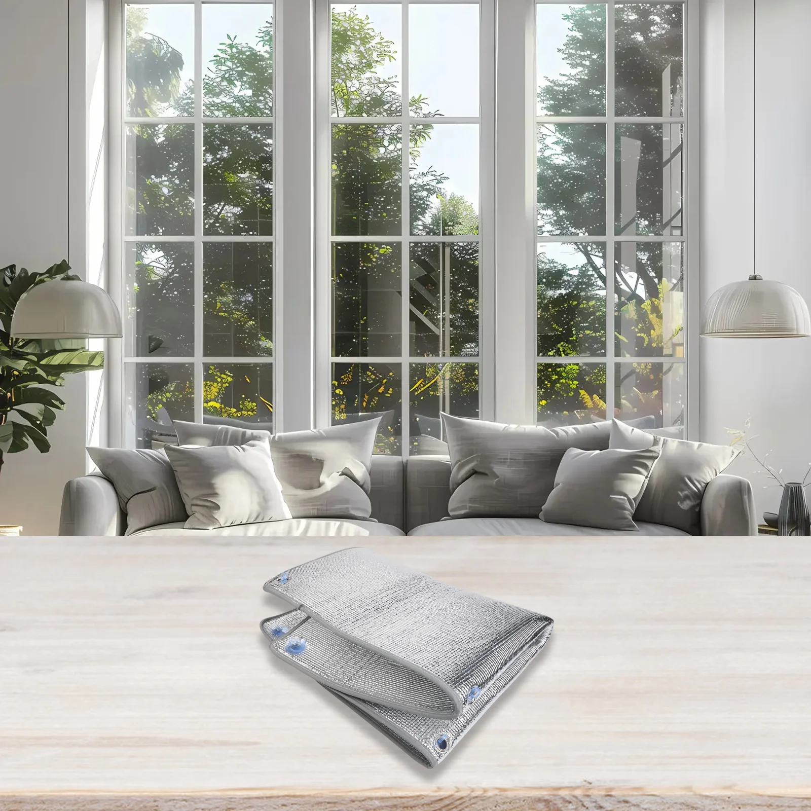 

Двусторонняя алюминиевая оконная изоляционная пленка с жемчужным хлопковым слоем 8 мм для эффективного уменьшения тепла и блокировки бликов