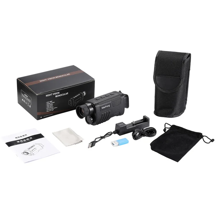 

Цифровой монокуляр ночного видения 8X25 с зумом, 32 ГБ памяти, портативный телескоп, дальность обзора 800 м, для наблюдения за дикой природой