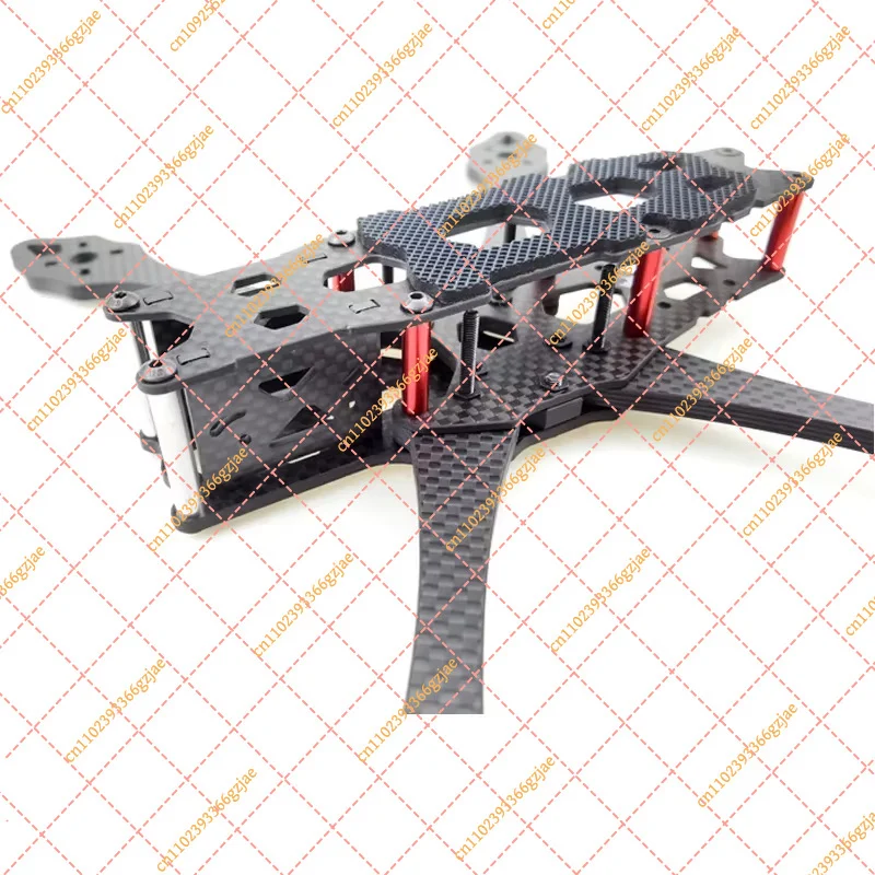 5 Inch 225mm X-Type Split Carbon Fiber Frame Kit with 5mm Arm for FPV Racing Drone