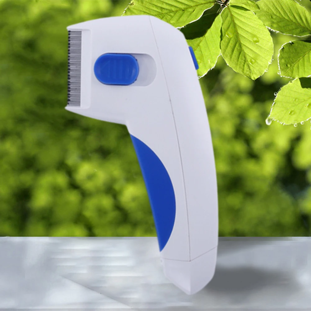 Safe Electric Flea Zapper Comb for Pets - Chemical-Free Solution for Flea Removal