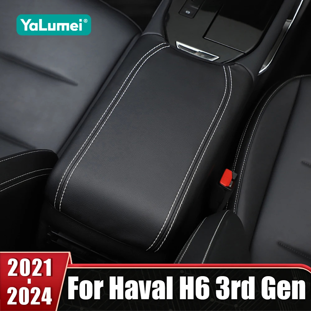 

For Haval H6 3rd Gen 2021 2022 2023 2024 GT DHT-PHEV Car Armrest Box Cover Central Control Armrest Storage Box Pad Protector
