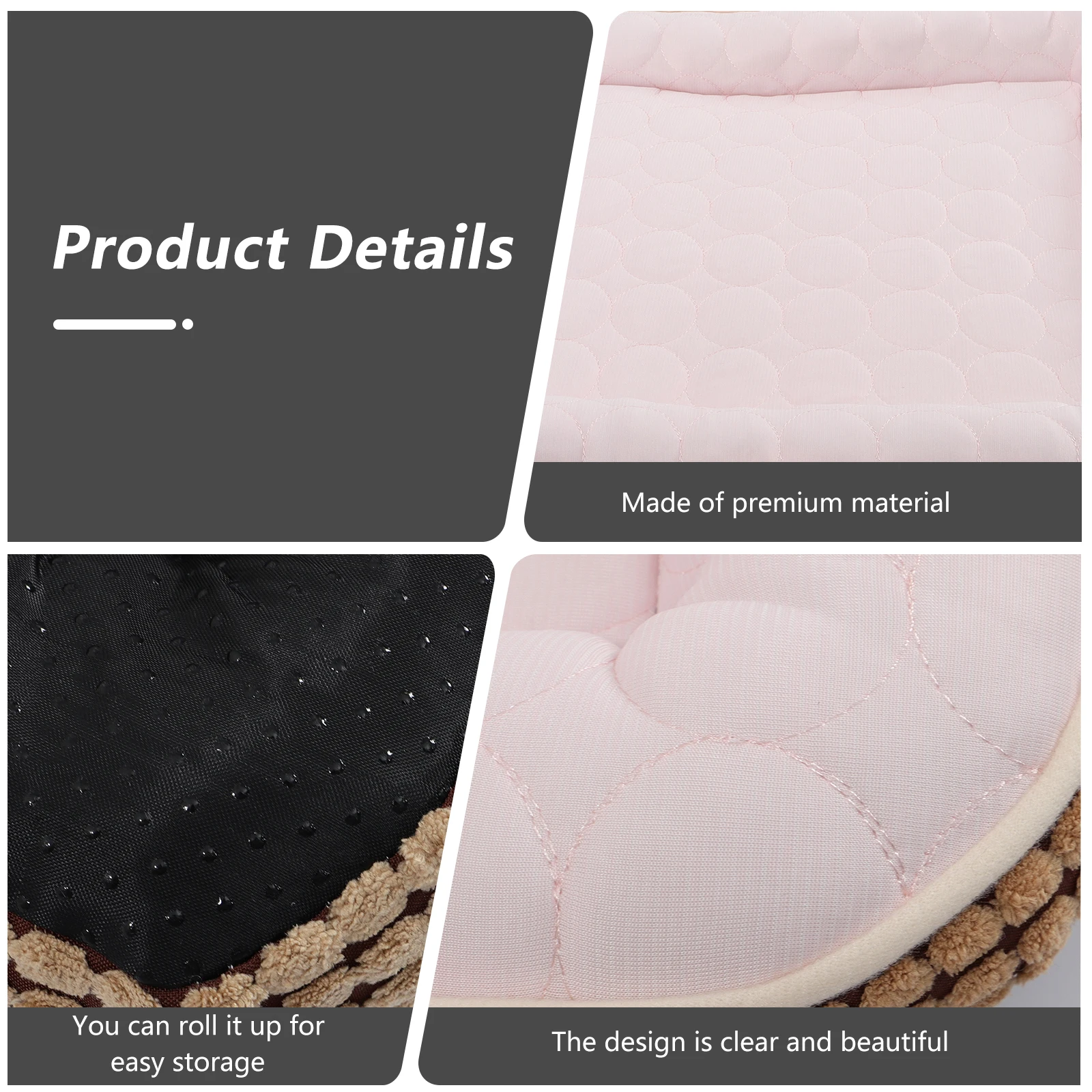 

Cooling Dog Bed Summer Pet Pad with Self-Cooling Material for Indoor Outdoor Use Foldable Comfortable Mat for Dogs Cats