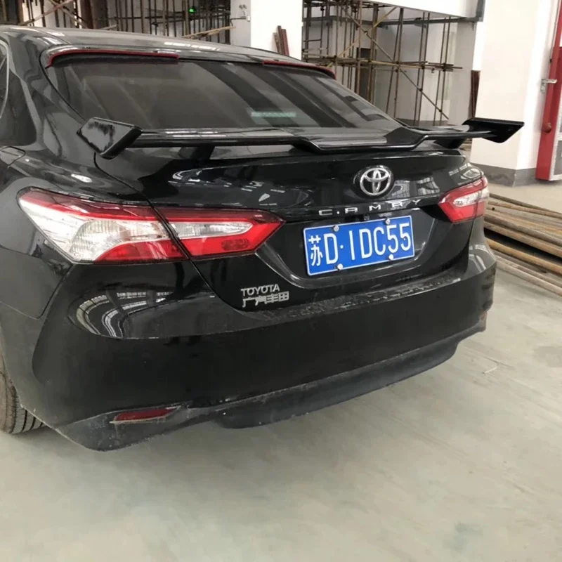 Car shape ABS tail rear tail box spoiler wing TRD style decorative protection accessories for Toyota Camry 2017 2018