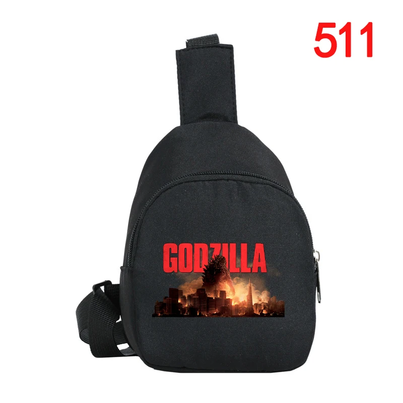 Godzillas Chest Pack teenager Anime Cartoon Shoulder Bag Student Mini Portable Crossbody fashion Coin Pouch Birthday Gift 2026 - view 2