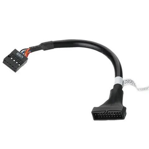 1PC Motherboard Header Adapter Cord high quality 19/20 Pin USB 3.0 Female To 9 Pin USB 2.0 Male